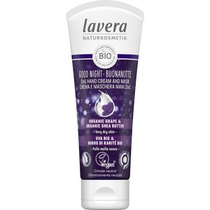 Lavera Good Night revitaliserende crème en masker voor de Handen 75 ml