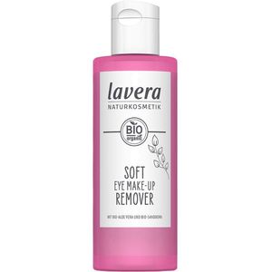 lavera Soft Eye Make-up Remover - Make-up Remover - Natuurlijke Cosmetica - Veganistisch - tweefasig product - Biologische Aloë Vera & Biologisch Zanddoornextract - 100 ml