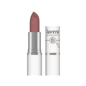 lavera Velvet Matt Lipstick Tea Rose 03, lippenstift, natuurlijke cosmetica, siliconenvrij, biologische bloemenboter en biologische zonnebloemolie, 4,5 g