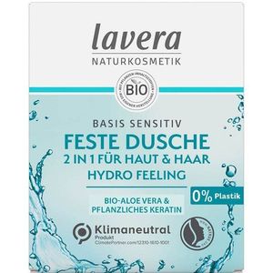 lavera Feste Dusche 2 in 1 Basis Sensitiv Hydro Feeling Douchegel, 50 g
