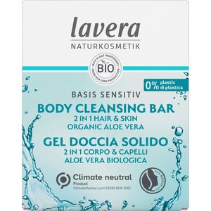 Lavera Basis Sensitiv body cleansing bar 2-in-1 bio EN-IT 50g