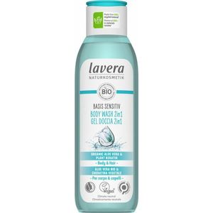 Lavera - Basis Sensitiv - Douchegel - 250 Milliliter - Veganistisch - Biologische Aloë Vera