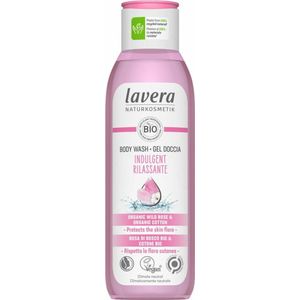 Lavera - Douchegel - Indulgent - 250 Milliliter - Biologisch - Met Wilde Roos