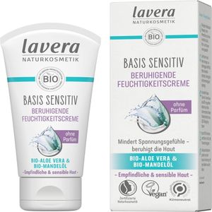 Lavera - Sensitiv Kalmerende Hydraterende Crème - Geurvrij - Biologische Aloë Vera - Biologische Amandelolie