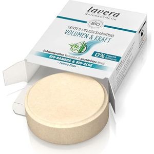 lavera Volume & Force stevige verzorgende shampoo - siliconenvrij - intensieve hydratatie en zachte verzorging - veganistisch - natuurlijke cosmetica - 50 g