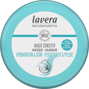 lavera basis sensitiv masque Hydratation & Soin - sans silicone - Hydratation intense & soin douceur - vegan - cosmétiques naturels - 200 ml