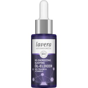 Lavera - Re-Energising Sleeping Oil Elixir - Gezichtsolie - Biologische Druiven - 30ml