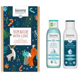 Lavera - Basis Sensitiv - Giftset - Body Wash en Body Lotion - Veganistisch