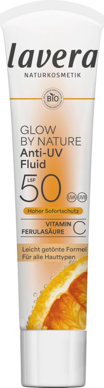 Lavera - Glow by Nature - Anti-UV Fluid - 40 ml - SPF 50