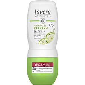 lavera basis sensitiv Deo Roll-on Natural & Sensitive - deodorant roller met biologische aloë vera - 48 uur bescherming - voor de gevoelige huid - zonder alcohol - natuurlijke cosmetica - veganistisch