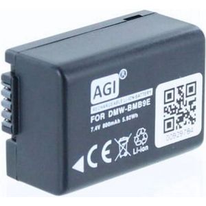 k.A. Akku für Panasonic DC-FZ82 Li-Ion 7,4 Volt 750 mAh schwarz