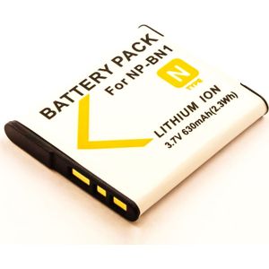 Akku f&#252;r Sony DSC-W730 Li-Ion 3,6 Volt 580 mAh