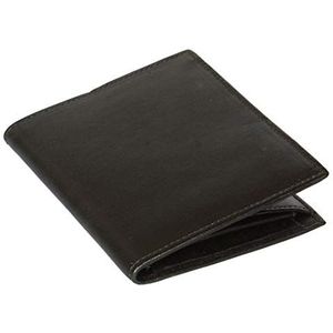 Leathersafe portemonnee leer portemonnee, zwart., Einheitsgröße