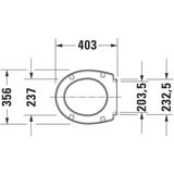 Duravit Duraplus Compact Closetzitting Wit 0066810000