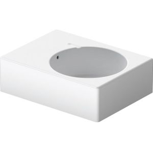 Duravit Scola wastafel bak rechts 61.5x46cm m. kraangat wit 0685600011