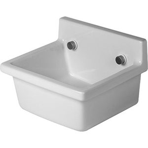 Duravit Starck 3 Uitstortgootsteen 48x42,5 cm Wit 0313480000
