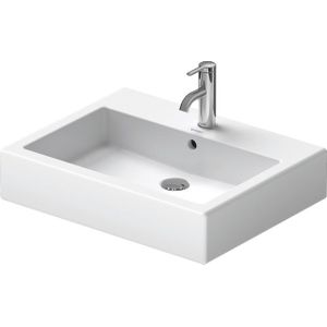 Duravit Vero wastafel 60x47cm 1 kraangat WonderGliss wit