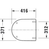 Duravit - Starck 3 - WC-Sitz Vital, weiß 0062410000