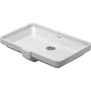 Duravit 2nd floor onderbouwwastafel zonder kraanvlak 55.5x38cm wit 0316530000