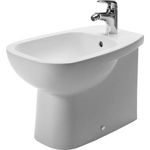 Duravit D-Code Staand bidet 56cm Back-to-Wall Wit