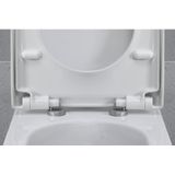 Duravit WC-zitting 37.2x48.8x5.1cm met Softclose met Quickrelease Polypropyleen Wit 0063390000