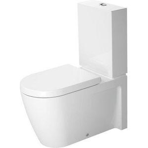 Duravit Starck 2 duoblokpot diepspoel vario zonder reservoir 37x72.5cm wit 2129090000