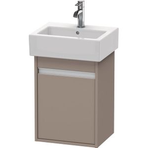 Duravit Ketho Wastafelonderkast 40x32x55cm Standaard greep spaanplaat Basalt Mat