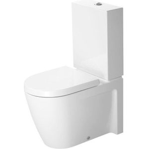 Duravit Starck 2 duoblokpot vario met verdekte bevestiging zonder reservoir wit 2145090000