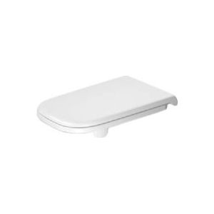 Duravit D-code Vital WC-zitting 49x36.1x4.3cm met softclose met quickrelease Kunststof wit Glanzend 0060390000