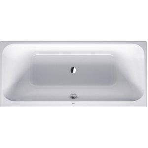 Duravit HappyD 2 kunststof inbouwbad acryl rechthoekig met 2 rugsteunen 180x80x46cm wit 700314000000000