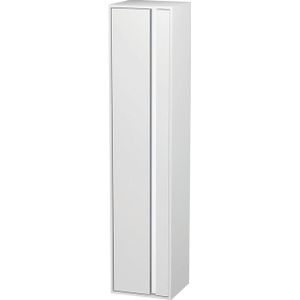 Duravit Ketho badkamerkast 40x36x180cm 1 deur Standaard greep wit KT1255L1818