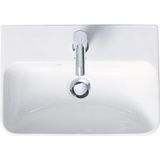 Duravit Me by starck fontein 450x155x320mm 1 kraangat overloop wit 0719450000