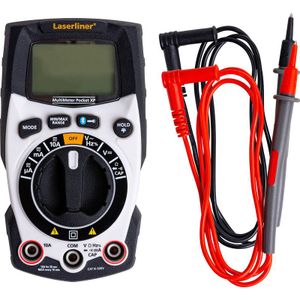 Laserliner Multimeter Pocket XP, Haushalt, Netzfrequenz, Spannung, Schwarz, Grau, W, LCD, -20 - 60 °C