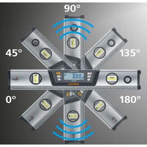 Laserliner DigiLevel Pro 80 | Digitale elektronische waterpas | 800mm | Bluetooth - 081.272A