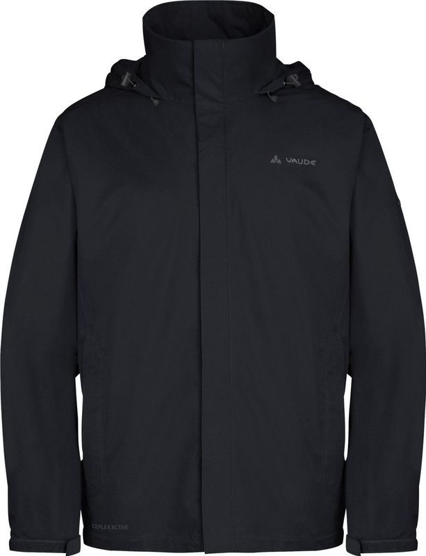 Vaude - Escape - Regenjas - Zwart - Lichtgewicht - 2 Laags