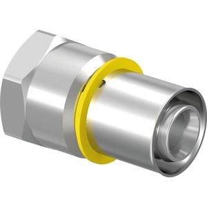 Uponor MLC G gas plus perskoppeling recht 25 x 1 binnendraad