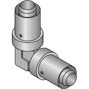 Uponor MLC G gas plus perskoppeling knie 32 x 32