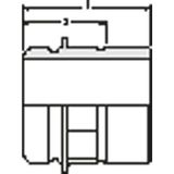 Uponor RS adapter punstuk RS RS2-2"bu modulair systeem 1029131