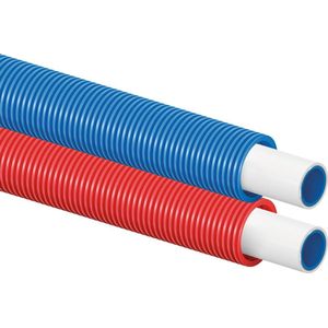 Uponor Uni Pipe PLUS flexibele meerlagenbuis in mantelbuis 16 x 2 75 meter rood