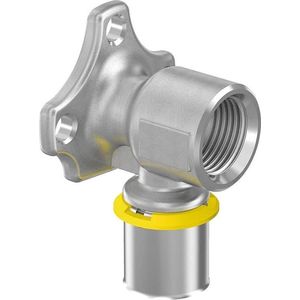 Uponor MLC G gas plus perskoppeling muurplaat 25 x 3/4