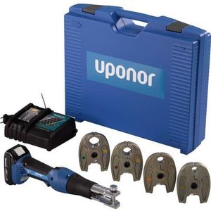 Uponor Accu-Perstang Mini 2 + Persbekken 16/20/25/32MM + Oplader + Koffer