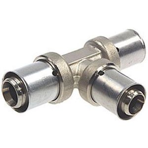 Uponor pers T stuk verlopend 40x20x40 mm 1046916