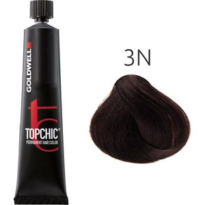Goldwell - Topchic Permanent Hair Color - Haarverf - 3N Donkerbruin