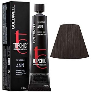 Goldwell Color Topchic The NaturalsPermanent Hair Color 4NN Middelbruin extra 60 ml (€ 184,50 / 1 l)