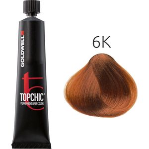 Goldwell Topchic Permanent Hair Color 6K koper briljant tube 60 ml
