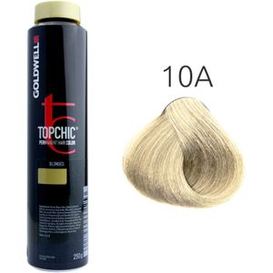 Goldwell Topchic Permanent Hair Color Cool Blondes 10A Pastel As Blond, depotblik 250 ml