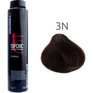 Goldwell Color Topchic The NaturalsPermanent Hair Color 3N Donkerbruin 250 ml (€ 143,16 / 1 l)