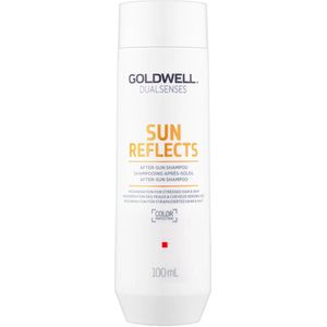 Goldwell - Dualsenses Sun Reflects - Reinigende en Voedende Shampoo - 100 ml - Voor Belast Haar door de Zon