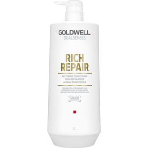 Goldwell - Dualsenses Rich Repair - Conditioner - 1L - Voor Droog en Beschadigd Haar