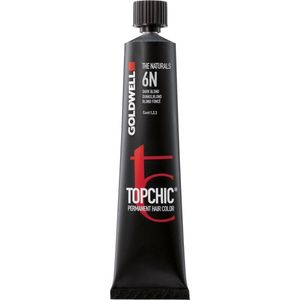 Goldwell - Topchic - Haarverf - 7N@BK Medium Blonde Elumenated Beige Copper - 60ml